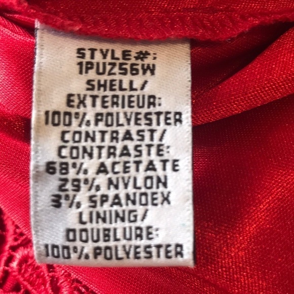 JAX sleeveless lace jewel sheath dress size 4 red - Picture 12 of 12